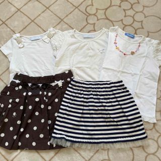 タルティーヌ エ ショコラ(Tartine et Chocolat)の110センチ　女の子　夏服　Familia等(Tシャツ/カットソー)