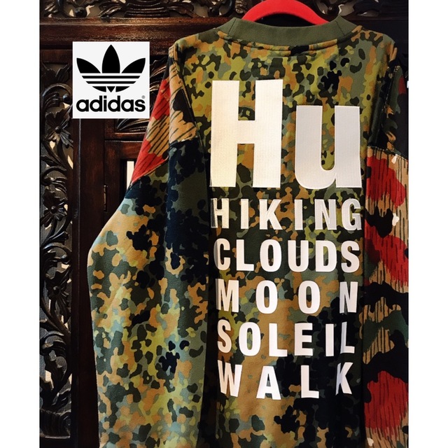 adidas 希少柄　迷彩柄　24