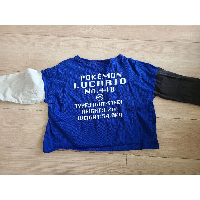 Right-on(ライトオン)のポケモン　ルカリオ　Tシャツ　105cm キッズ/ベビー/マタニティのキッズ服男の子用(90cm~)(Tシャツ/カットソー)の商品写真