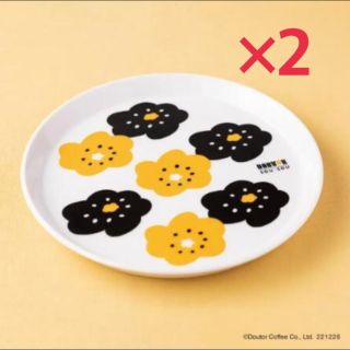 ソウソウ(SOU・SOU)の未使用　ドトールコーヒー×sousou オリジナルプレート　2枚(食器)