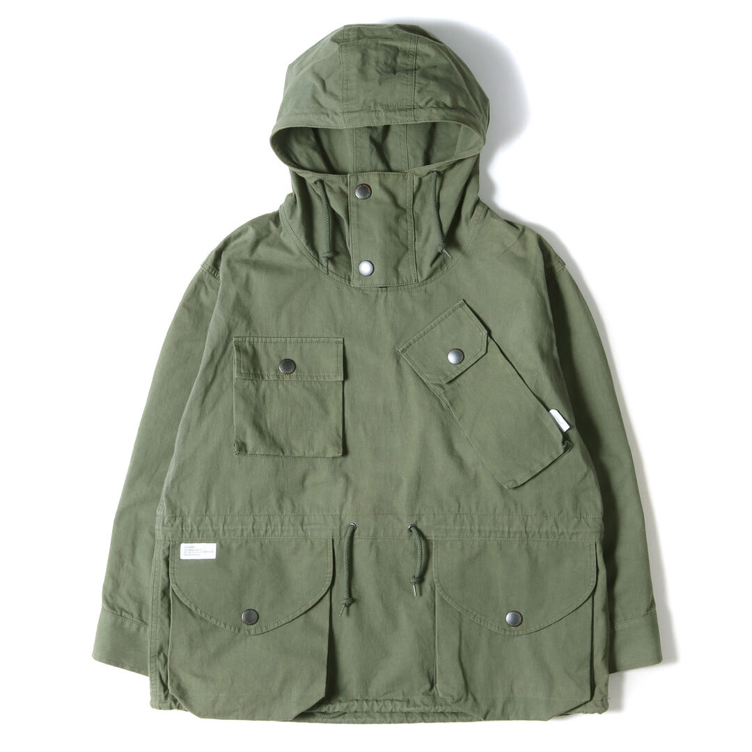 WTAPS ダブルタップス ジャケット ミリタリー アノラック プルオーバージャケット INCUBATE / JACKET 21AW オリーブドラブ S アウター ブルゾン コート 【メンズ】