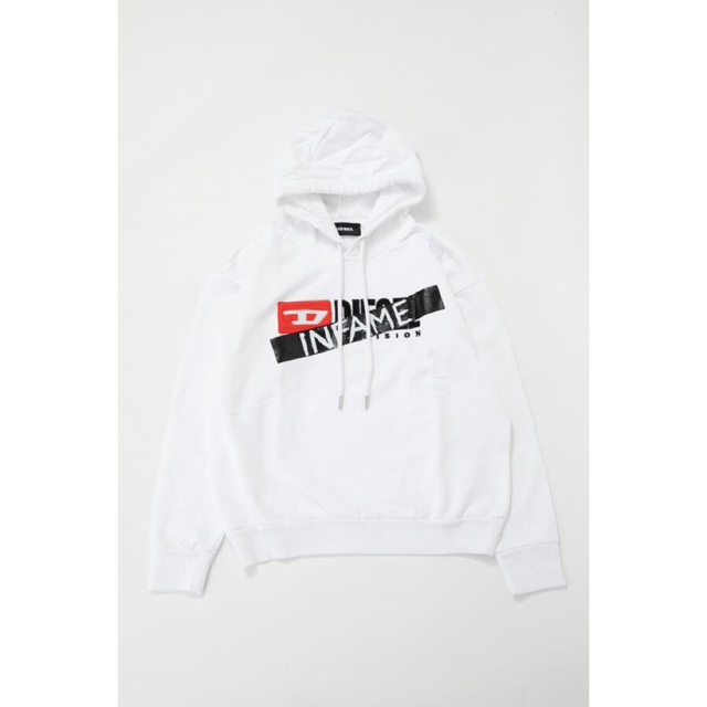 DIESEL パーカー HC-S-DIVISION FELPA ホワイト M - パーカー
