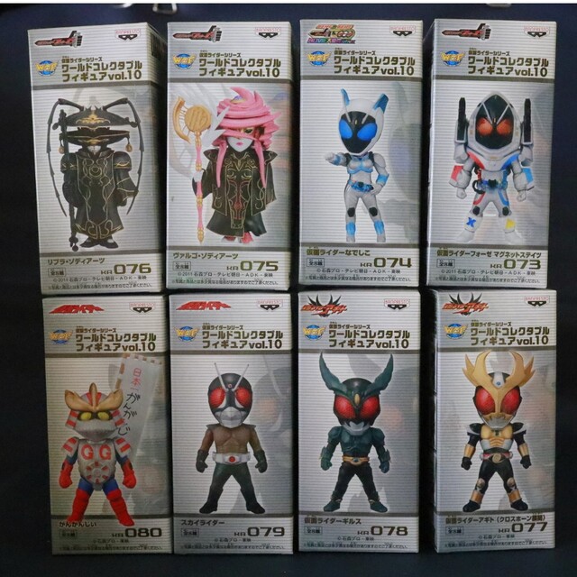 BANPRESTO(バンプレスト)の【仮面ライダー】ワールドコレクタブルフィギュア Vol.１０フルコンプセット売り エンタメ/ホビーのフィギュア(特撮)の商品写真