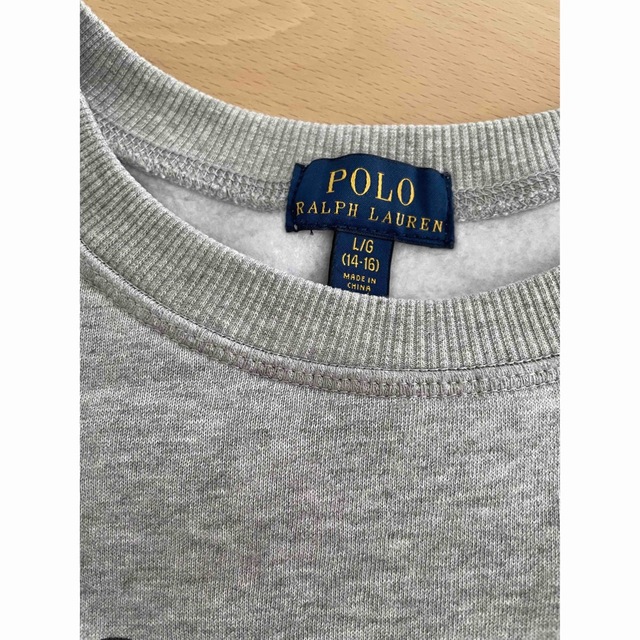 POLO RALPH LAUREN(ポロラルフローレン)のポロ　ラルフローレン  ポロベア　トレーナー　boysL 160cm キッズ/ベビー/マタニティのキッズ服男の子用(90cm~)(ジャケット/上着)の商品写真