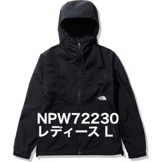 ザノースフェイス(THE NORTH FACE)の【新品未使用タグ付】コンパクトジャケット NPW72230 黒 ブラックL(ナイロンジャケット)