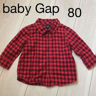 ベビーギャップ(babyGAP)のよりどり対象⭐︎ baby Gap 赤チェックシャツ(シャツ/カットソー)