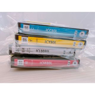 エプソン(EPSON)のあかしやん様専用　純正インクカートリッジ IC80L(とうもろこし)大容量2色(オフィス用品一般)