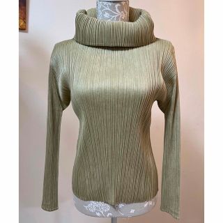 プリーツプリーズイッセイミヤケ(PLEATS PLEASE ISSEY MIYAKE)の超美品　プリーツプリーズ イッセイミヤケ  タートルネック(カットソー(長袖/七分))