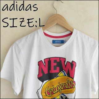 アディダス(adidas)のadidas アディダス ロゴプリントTシャツ NEW YORK(Tシャツ/カットソー(半袖/袖なし))