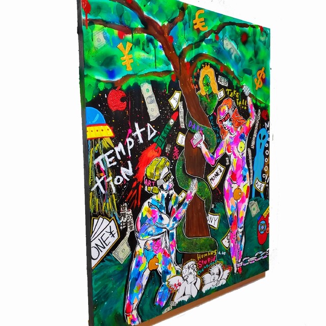 野花 卯月 【SALE/最終値下げ】ポップアート/現代アート/絵画/イラスト