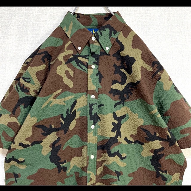 POLO PALPH LAUREN カモフラ 迷彩 シャツ レア | tradexautomotive.com