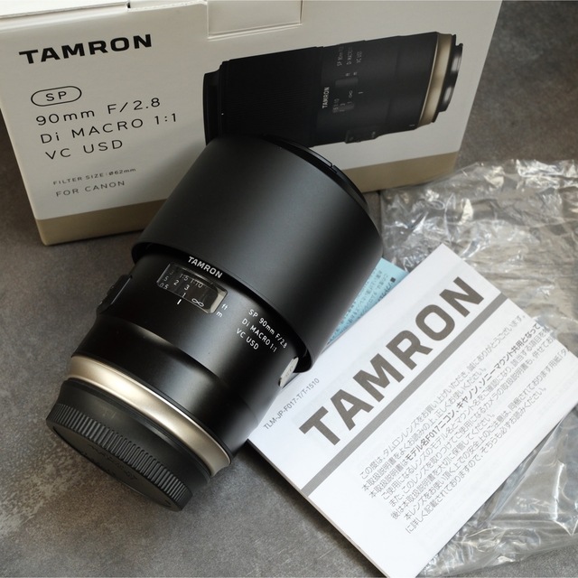 TAMRON(タムロン)のタムロン SP 90mm F2.8 Di MACRO VC USD（F017E） スマホ/家電/カメラのカメラ(レンズ(単焦点))の商品写真