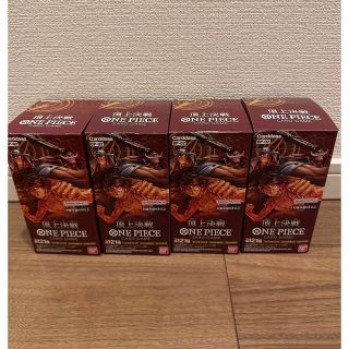 ワンピース(ONE PIECE)のワンピースカード　頂上決戦　新品　未開封4BOX(Box/デッキ/パック)