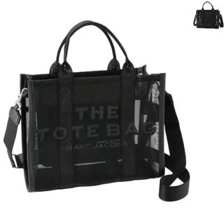 マークジェイコブス(MARC JACOBS)のマークジェイコブス MARC JACOBS  トートバッグ THE TOTE BAG ミディアム メッシュバッグ シースルー 2023年春夏新作 H005M06SP21 0007 (ハンドバッグ)