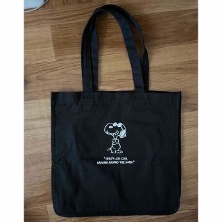 ルートート(ROOTOTE)のルートート スヌーピー ジョークール トートバッグ 買い物バッグ エコバッグ 黒(トートバッグ)