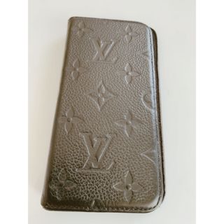 ルイヴィトン(LOUIS VUITTON)のルイヴィトン　携帯ケースiPhone X iPhone10  フォリオ　ブラック(iPhoneケース)