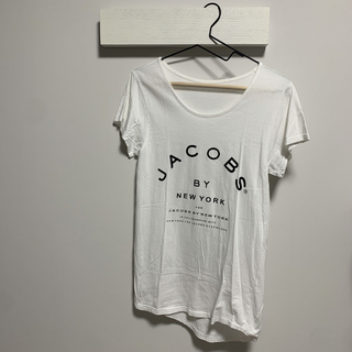 マークバイマークジェイコブス(MARC BY MARC JACOBS)のJacobs by New York ロゴロング丈Tシャツ(Tシャツ(半袖/袖なし))