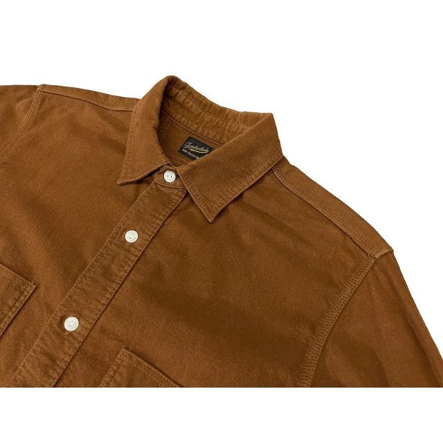 希少 初期 テンダーロイン T-LABOR SHIRT シャモア シャツ 茶 S