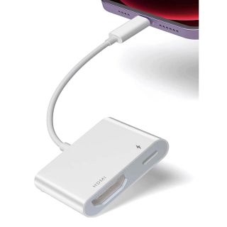[2023正規認証品]i-Phone用HDMI変換アダプタ 大画面 4K(映像用ケーブル)