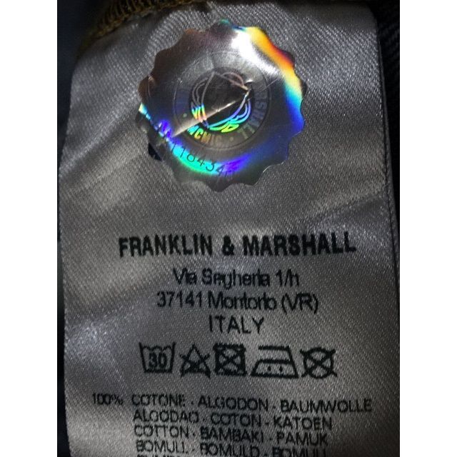 FRANKLIN&MARSHALL(フランクリンアンドマーシャル)のフランクリンマーシャル☆ダメージ加工スリムストレート☆29☆ウェスト約78cm メンズのパンツ(デニム/ジーンズ)の商品写真