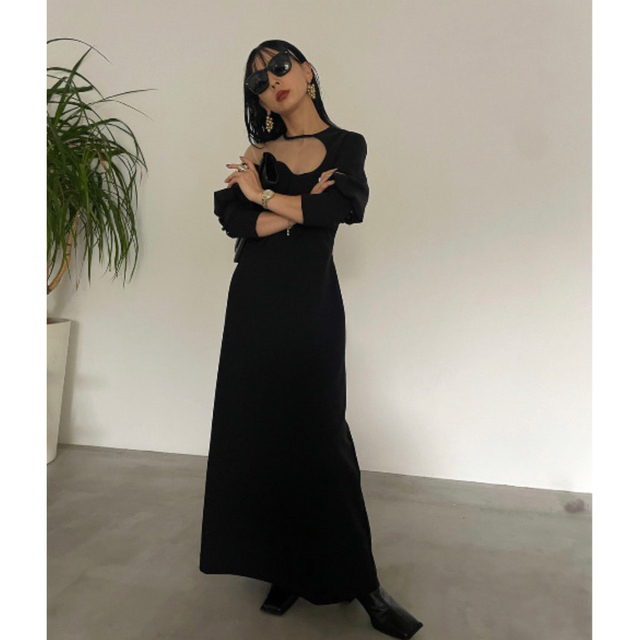 LAKE CURVE TRICOT RIB DRESS 【数々のアワードを受賞】 indigofinance.fr