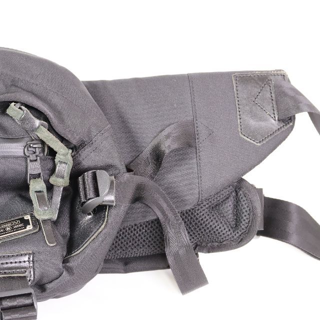 AS2OV(アッソブ)のアッソブ　AS2OV ボディバッグ　黒 CORDURA DOBBY 305D メンズのバッグ(ウエストポーチ)の商品写真
