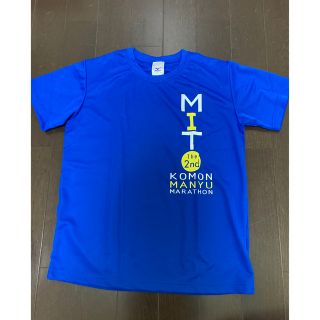 ミズノ(MIZUNO)の☆新品・未使用　ミズノ　半袖Tシャツ　青　マラソンT    送料無料(Tシャツ(半袖/袖なし))