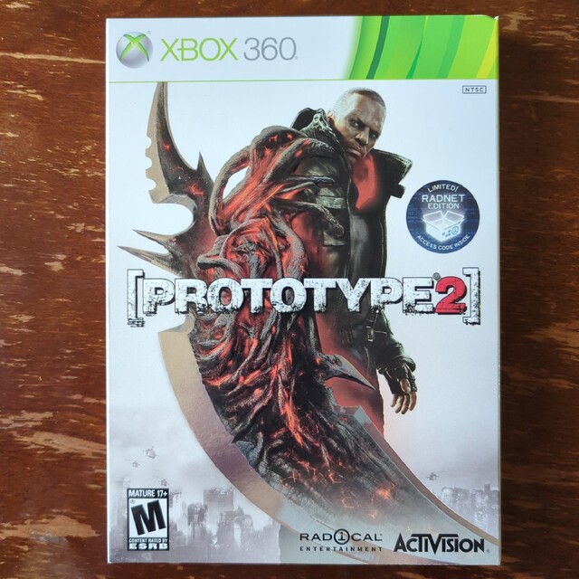 Xbox360(エックスボックス360)のPROTOTYPE2 エンタメ/ホビーのゲームソフト/ゲーム機本体(家庭用ゲームソフト)の商品写真