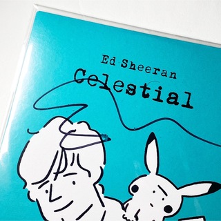 Celestial / Ed Sheeran 直筆サイン入り UK限定 ポケモン