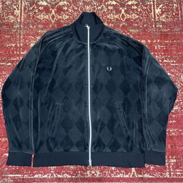 メール便不可】【メール便不可】FRED PERRY ベロアトラックジャケット