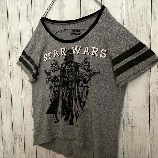 STAR WARS スターウォーズ リンガー ダースベイダー ムービーT 古着 レディースのトップス(Tシャツ(半袖/袖なし))の商品写真