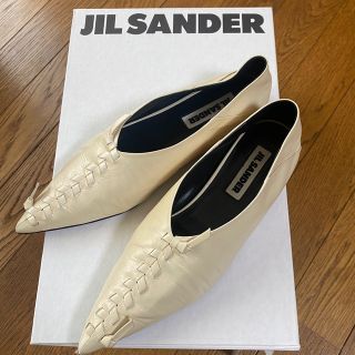 ジルサンダー(Jil Sander)のみぃ様専用　ジルサンダー　レザー　フラットシューズ(バレエシューズ)