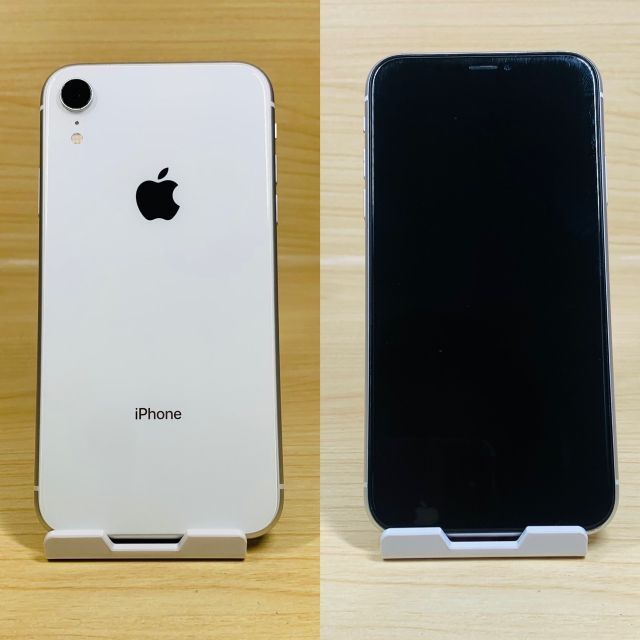 スマートフォン/携帯電話SIMフリー iPhoneXR 64GB white P96