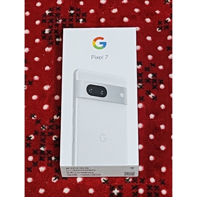 新品未使用 Google pixel7 128GB SIMフリー 白 snow-