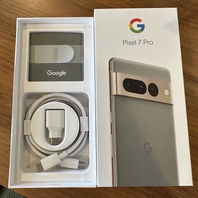 Google Pixel - 極美品 Google Pixel7 Pro 128GB ヘーゼル SIM フリー