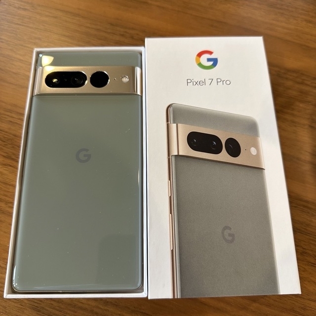 極美品 Google Pixel7 Pro 128GB ヘーゼル SIM フリー