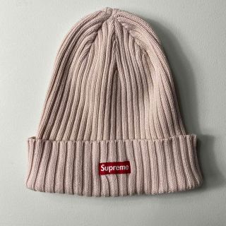 シュプリーム(Supreme)のSupreme Overdyed Ribbed Beanie ピンク 2017(ニット帽/ビーニー)