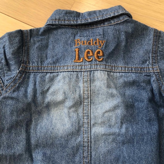 Buddy Lee(バディーリー)の【未使用】Leeデニムロンパース キッズ/ベビー/マタニティのベビー服(~85cm)(ロンパース)の商品写真