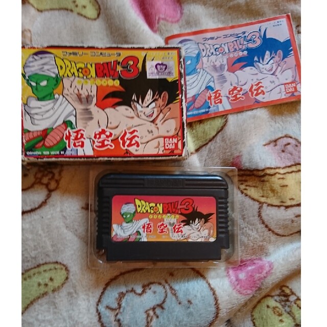 ドラゴンボール3💗箱説明書あり💗 ファミコンカセット！ エンタメ/ホビーのゲームソフト/ゲーム機本体(家庭用ゲームソフト)の商品写真