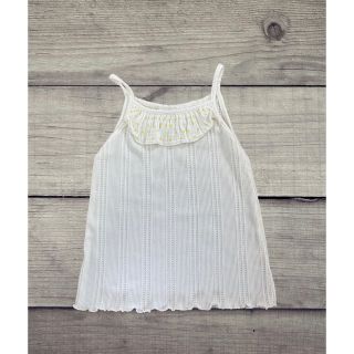 ザラキッズ(ZARA KIDS)の【ZARA】【ザラ】フリル付きタンクトップ　98(その他)