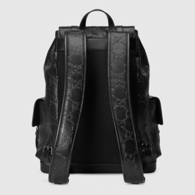 GUCCI(グッチ)☆GGエンボス レザーバックパック 売れ筋新商品 hachiman
