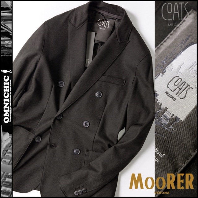 新品10万MOORER COATS MILANOコーツミラノジャージージャケット