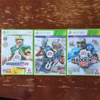 エックスボックス360(Xbox360)のMADDEN 09/13/25(未開封品) 3本セット(家庭用ゲームソフト)