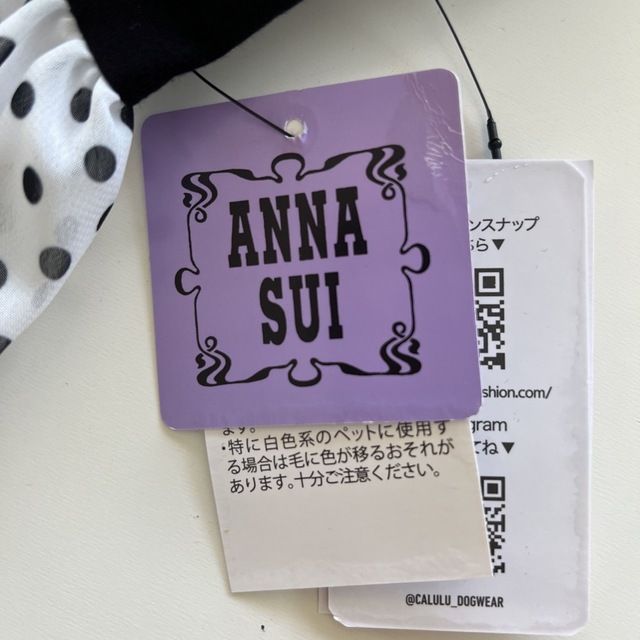 ANNA SUI(アナスイ)の🐶ANNA SUI ドット柄シフォンワンピース🐶 その他のペット用品(犬)の商品写真