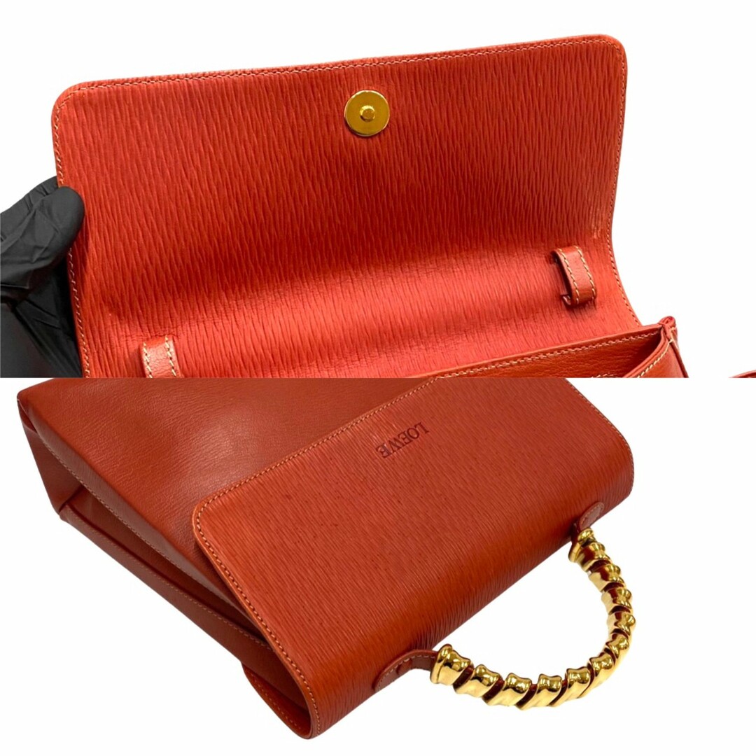 LOEWE - 極 美品 LOEWE ロエベ ロゴ ベラスケス ツイストハンドル 金具