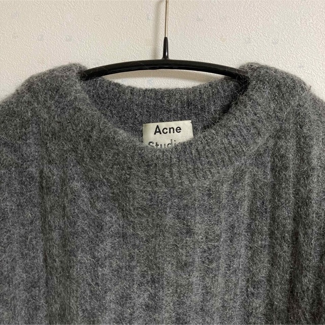 AcneStudios DRAMATIC MOHAIR グレーXXS 美品 売れ筋がひ新作! 13000