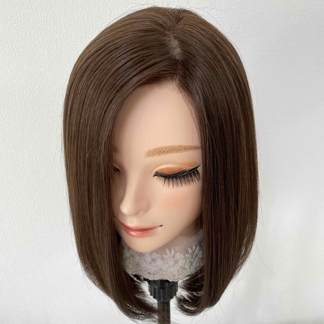 新商品 未カット レース生え際 百合子ウィッグ - agedor.ma
