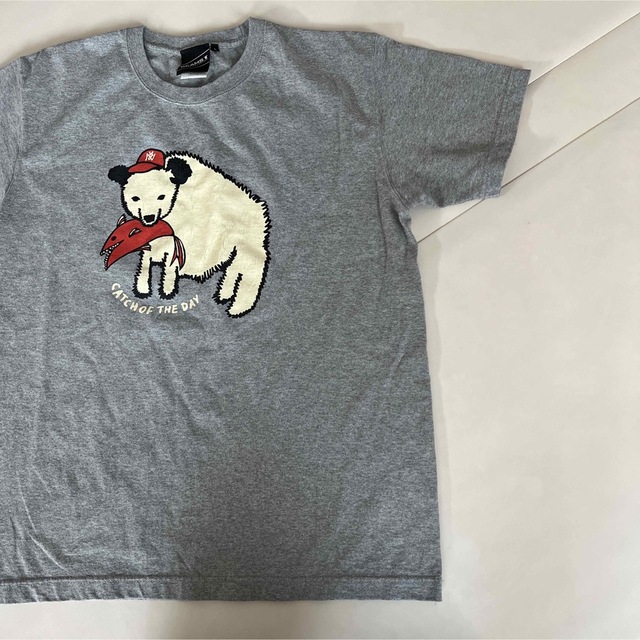 BEAMS(ビームス)のビームスbeamsシロクマ白熊北極動物園グレー メンズのトップス(Tシャツ/カットソー(半袖/袖なし))の商品写真