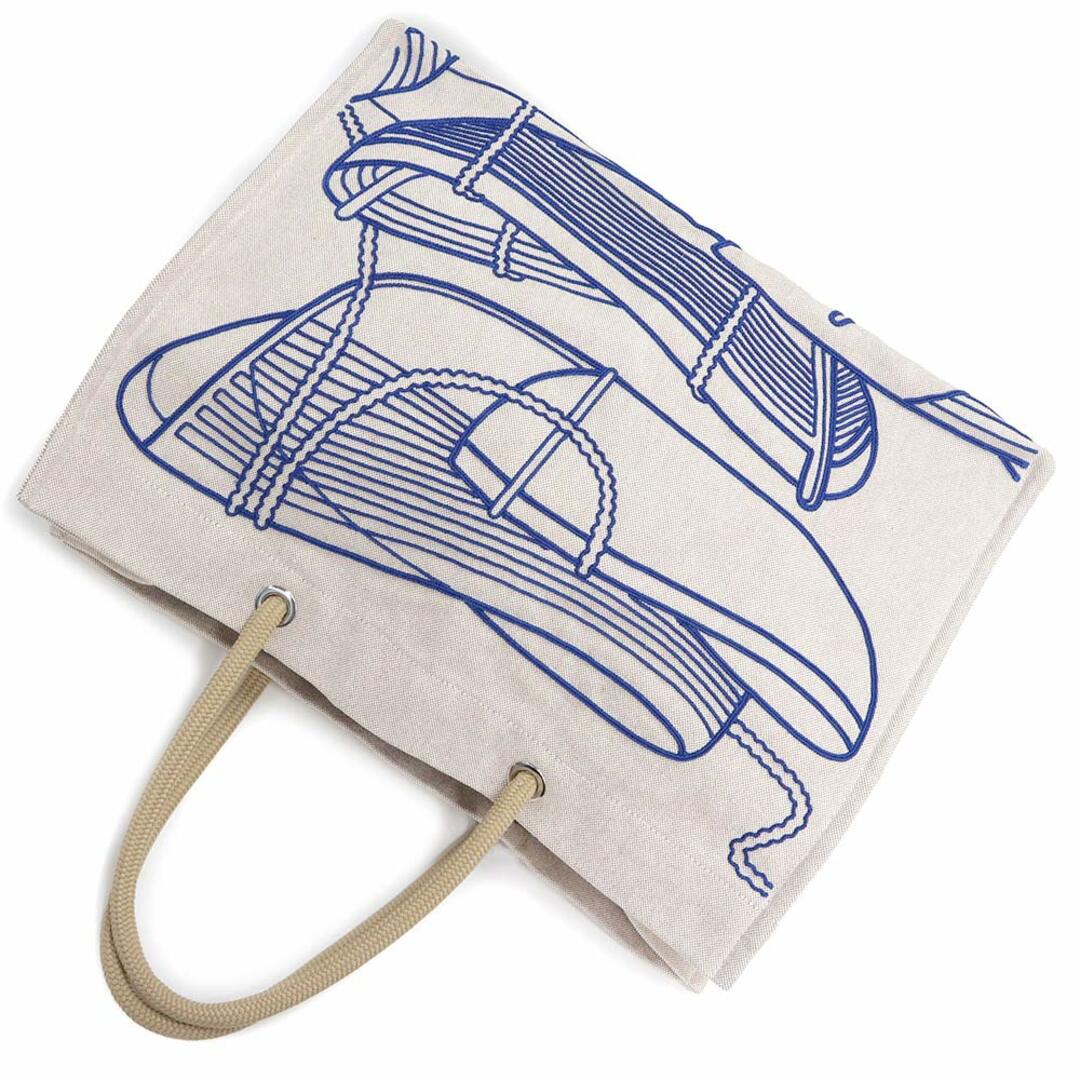 Hermes エルメス タラッサビーチバッグ トートバッグ 刺繍 トワルアッシュ コットン100% キャンバス マリン ブルー ナチュラル ベージュ 青 HERMES(新品・未使用品)の通販 by ブランドシティ|エルメスならラクマ HERMES キャンパス ビーチバッグ
