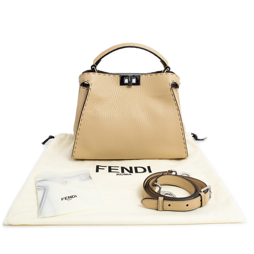 フェンディ FENDI ピーカーブー 2WAY 斜め掛け ショルダー ハンドバッグ